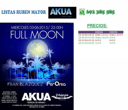 Miércoles 3 de junio de 2015 - Full Moon Party